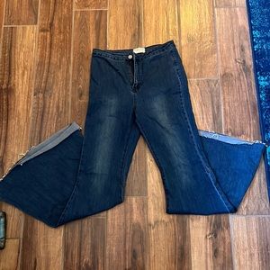 Blank Paige Dark Wash Flare Denim